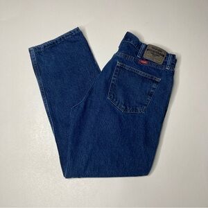 Wrangler Regular Fit Jeans Mens Size 36x30 Dark Wash